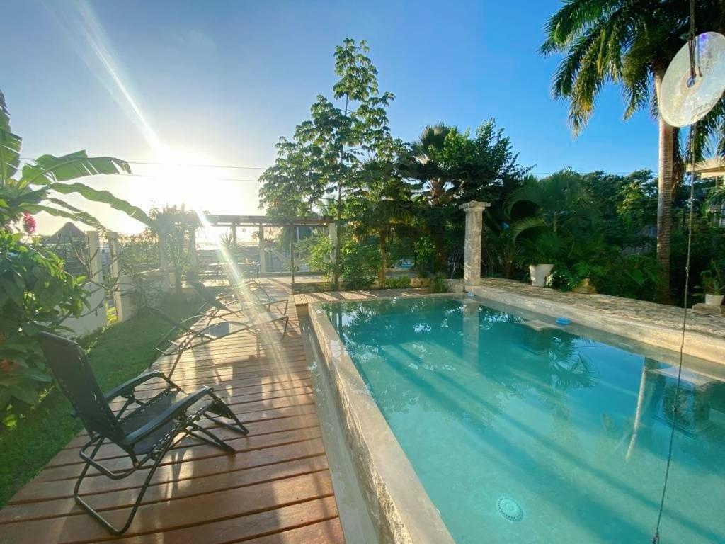 Camino Del Alma Apartments Bacalar Eksteriør bilde